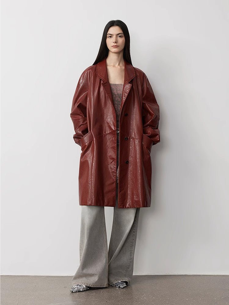 "Pasión y Estilo - Abrigo de Piel Encerada que Cuenta tu Historia" Women's Fashion - Women's Clothing - Jackets & Coats - Real Fur | Zulter VIP