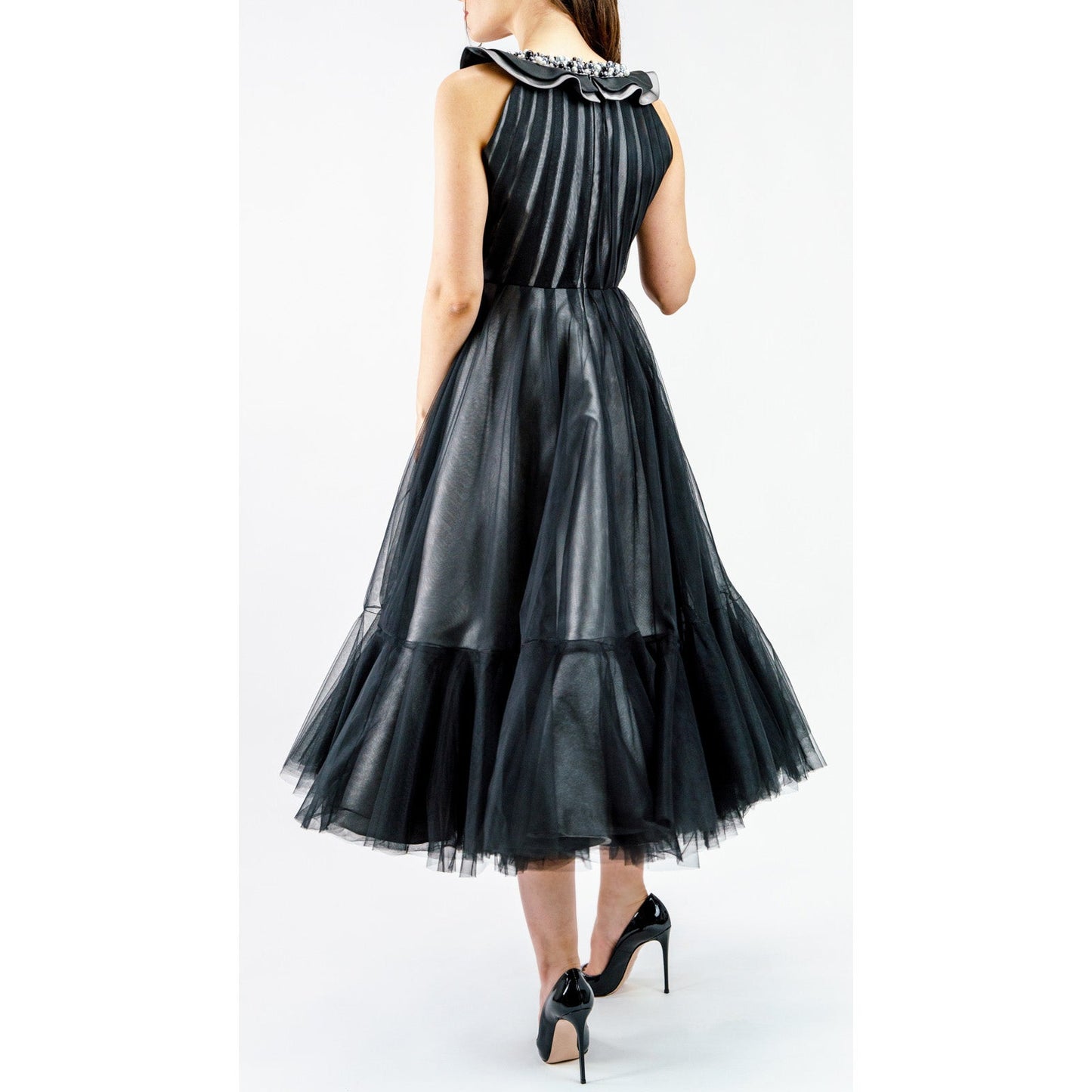Perla Negra – Elegancia Esculpida Negro Women's Fashion - Weddings & Events - Evening Dresses | Zulter VIP .
