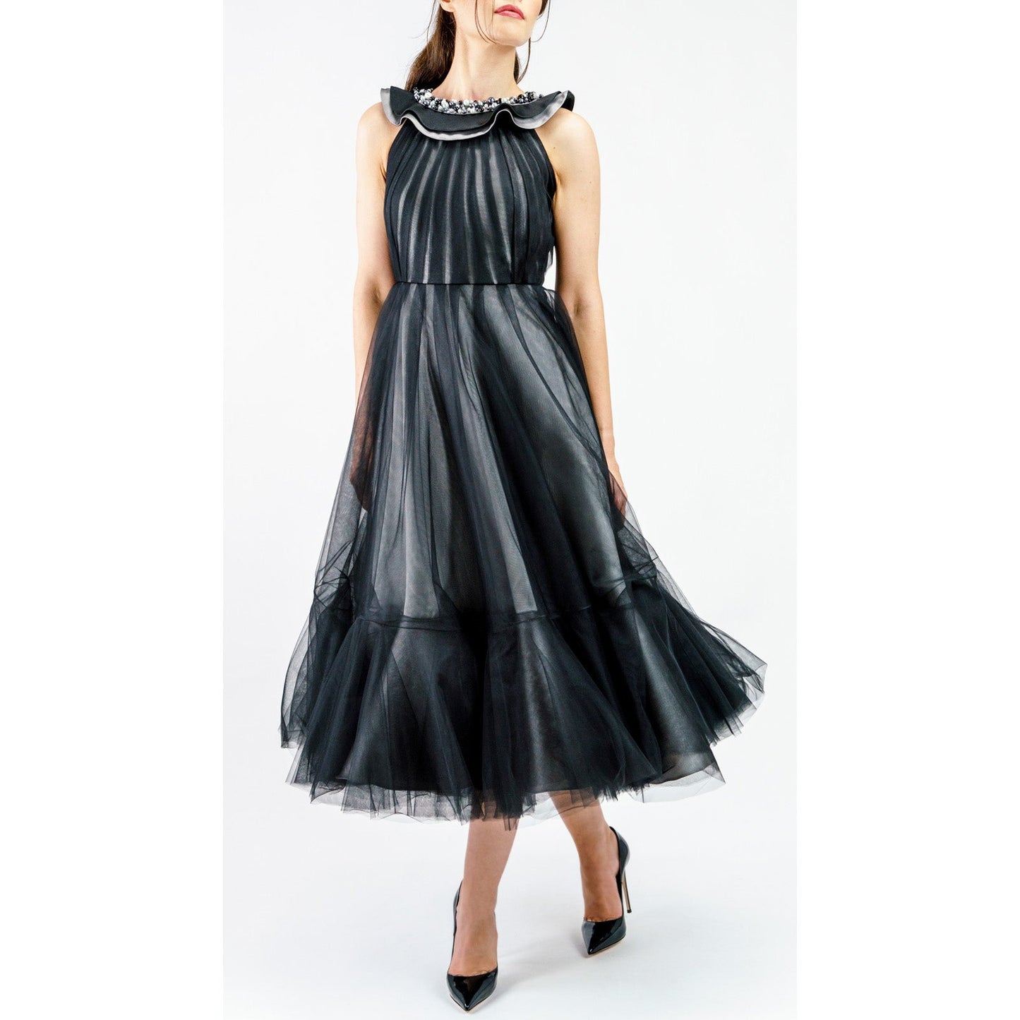 Perla Negra – Elegancia Esculpida Negro Women's Fashion - Weddings & Events - Evening Dresses | Zulter VIP .