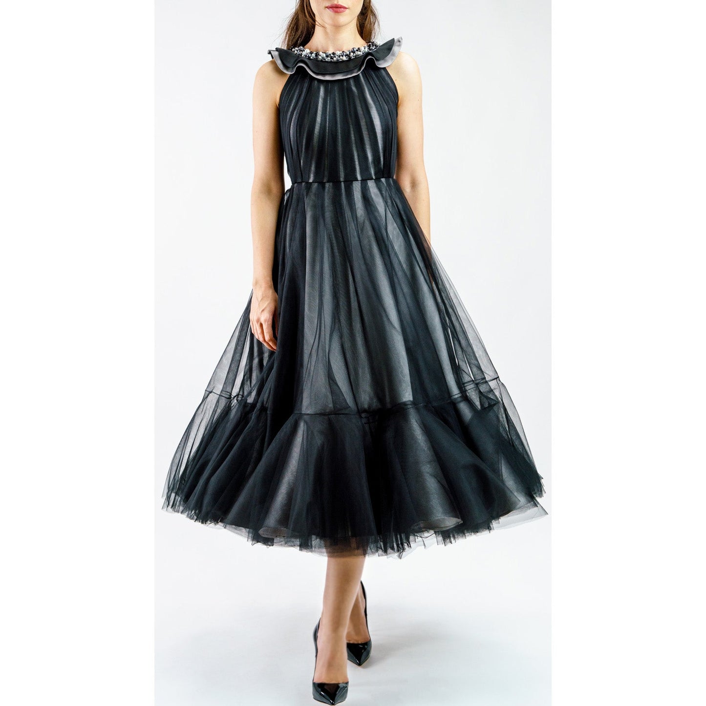 Perla Negra – Elegancia Esculpida Negro Women's Fashion - Weddings & Events - Evening Dresses | Zulter VIP .