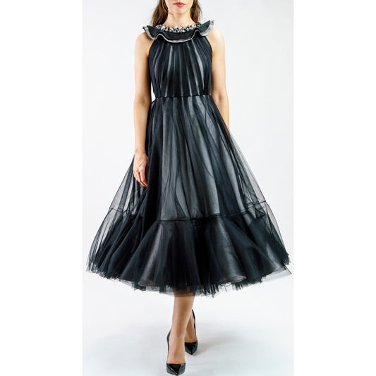 Perla Negra – Elegancia Esculpida Negro Women's Fashion - Weddings & Events - Evening Dresses | Zulter VIP .