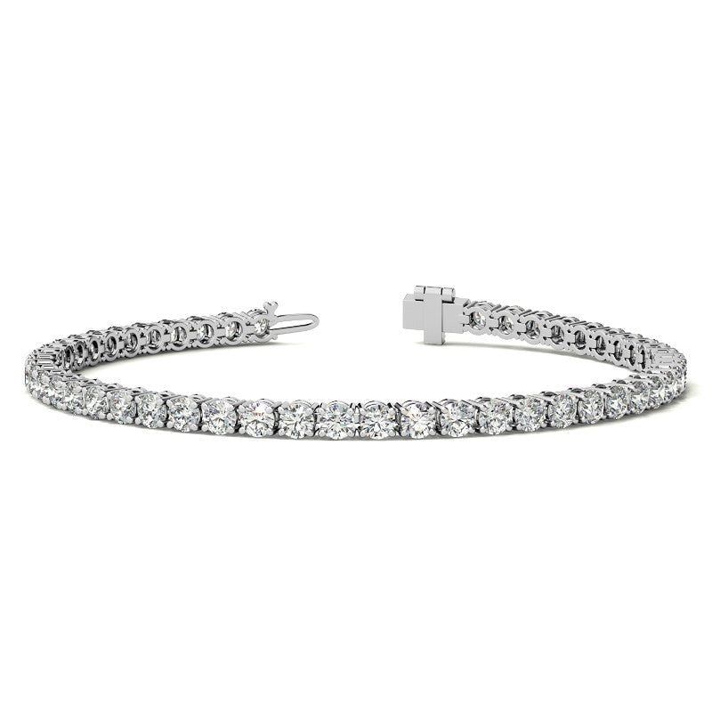 Pulsera de tenis con 8,5 quilates de diamantes certificados AGI en oro de 14K Jewelry & Accessories - Bracelets & Bangles - Chain & Link Bracelets | Zulter VIP