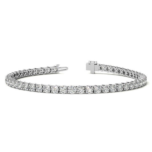 Pulsera de tenis con 8,5 quilates de diamantes certificados AGI en oro de 14K Jewelry & Accessories - Bracelets & Bangles - Chain & Link Bracelets | Zulter VIP