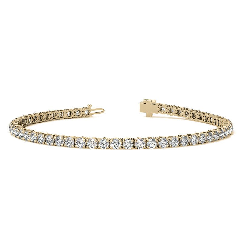 Pulsera de tenis de diamantes cultivados en laboratorio – 3.00 CTW, certificación AGI Jewelry & Accessories - Bracelets & Bangles - Strand Bracelets | Zulter VIP