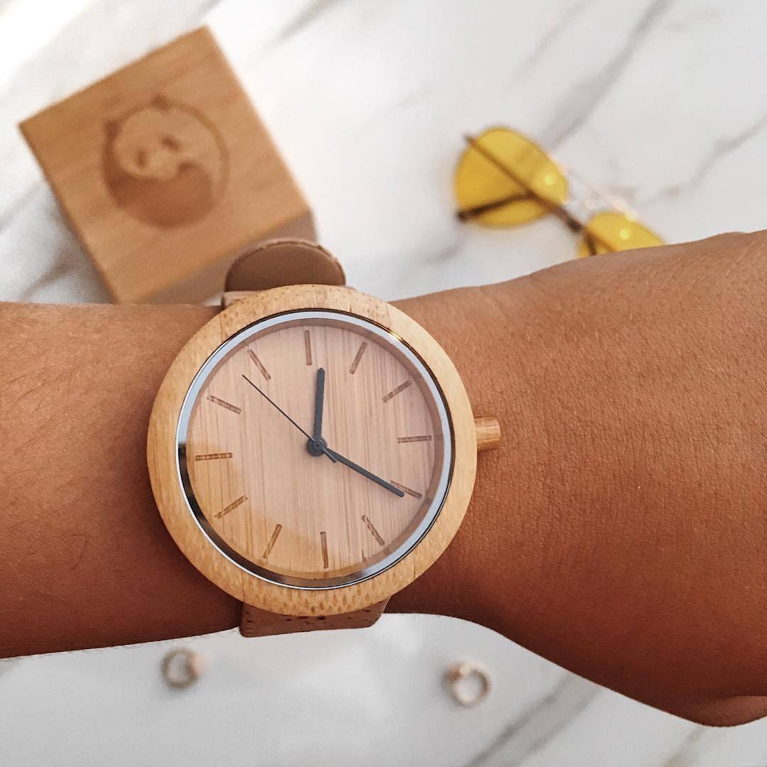 Reloj ecológico de bambú y corcho portugués Panda Naturalista Women's Fashion - Women's Watches | Zulter VIP .
