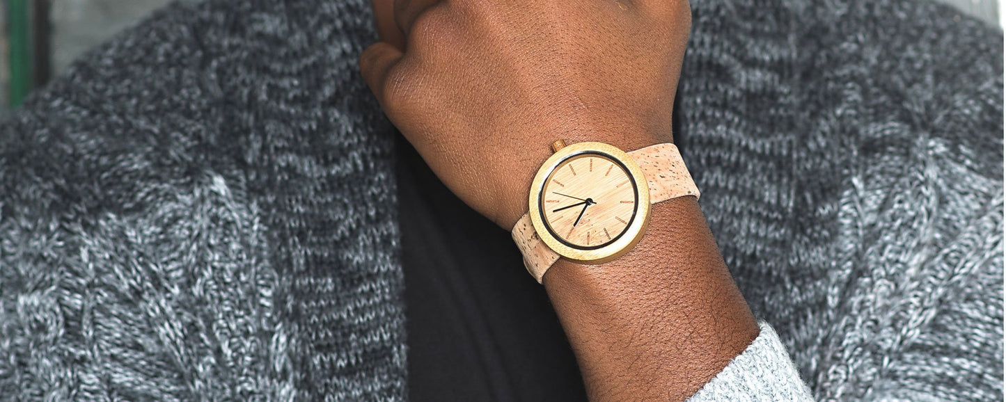 Reloj ecológico de bambú y corcho portugués Panda Naturalista Women's Fashion - Women's Watches | Zulter VIP .