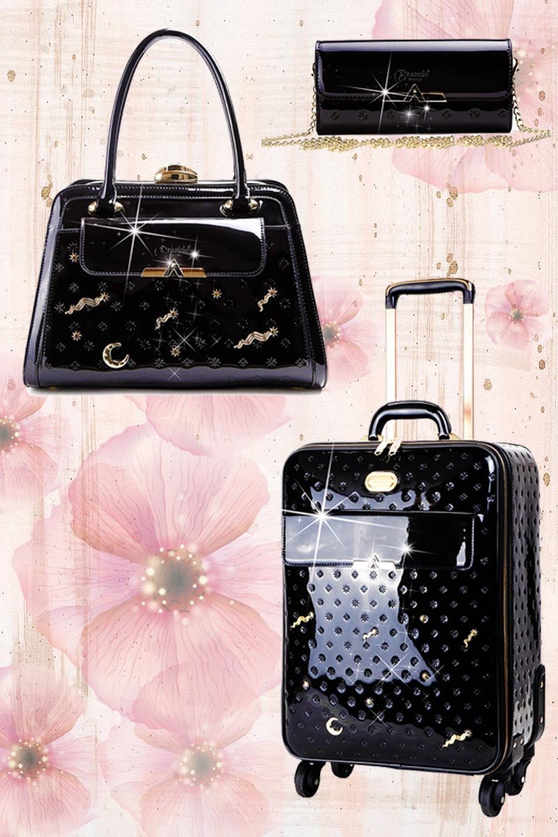 Set de 3 piezas Meteor Sky | Equipaje de mano + Bolso + Cartera Bags & Luggage - Women's Bags - Top - Handle Bags | Zulter VIP .
