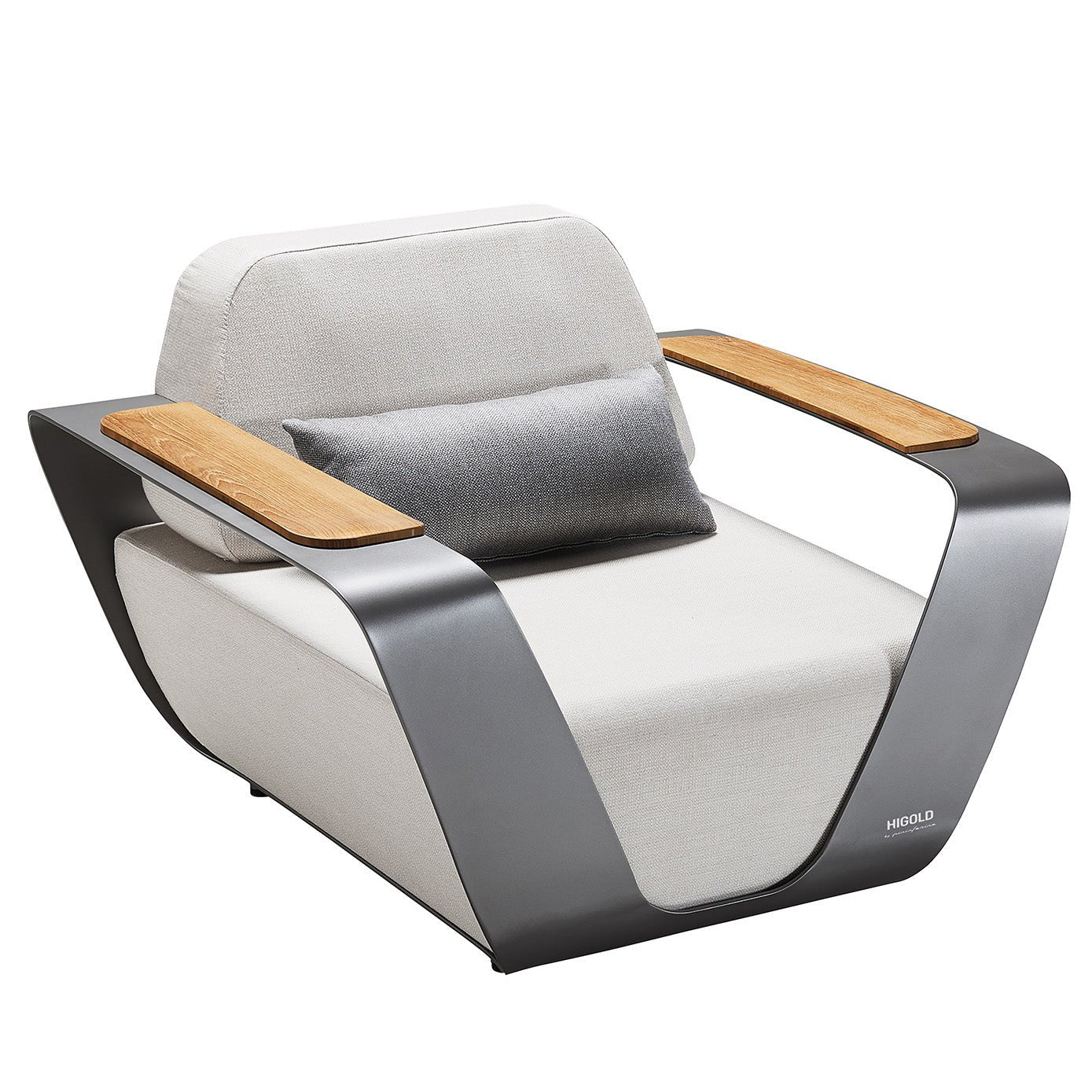 Set de Conversación de Lujo HIGOLD Onda – Aluminio Premium y Teca Natural (4 Plazas) Home & Garden - Furniture - Outdoor Furniture - Garden Sets | Zulter VIP .