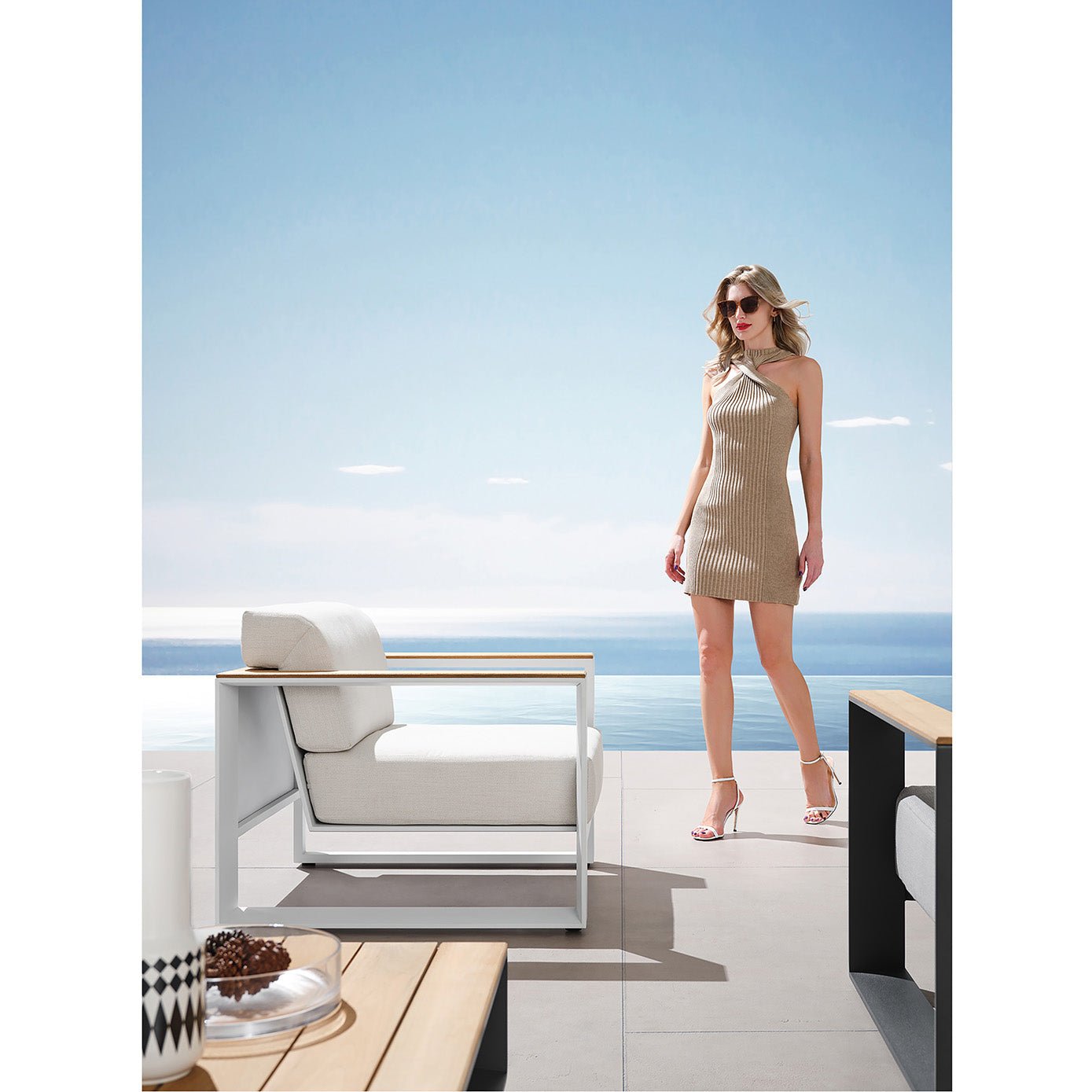 Set Exterior HIGOLD Cambusa 2062 en Teca y Aluminio – 5 Plazas Premium Home & Garden - Furniture - Outdoor Furniture - Garden Sets | Zulter VIP .