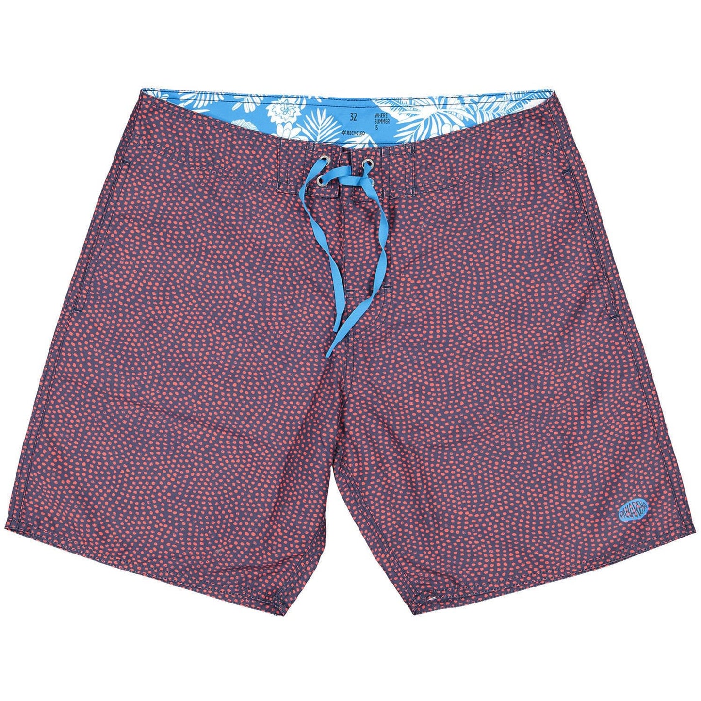 🌊 Shorts de playa Goloritze – Azul marino con detalles en rojo Men's Fashion - Men's Clothing - Board Shorts | Zulter VIP