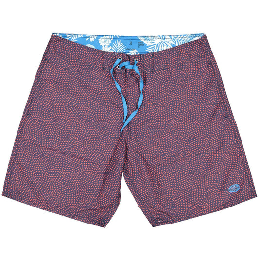 🌊 Shorts de playa Goloritze – Azul marino con detalles en rojo Men's Fashion - Men's Clothing - Board Shorts | Zulter VIP
