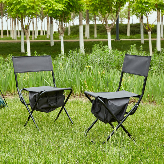 Silla plegable de exterior con bolsa de almacenamiento – Pack 2 unidades Home & Garden - Furniture - Outdoor Furniture - Garden Chairs | Zulter VIP