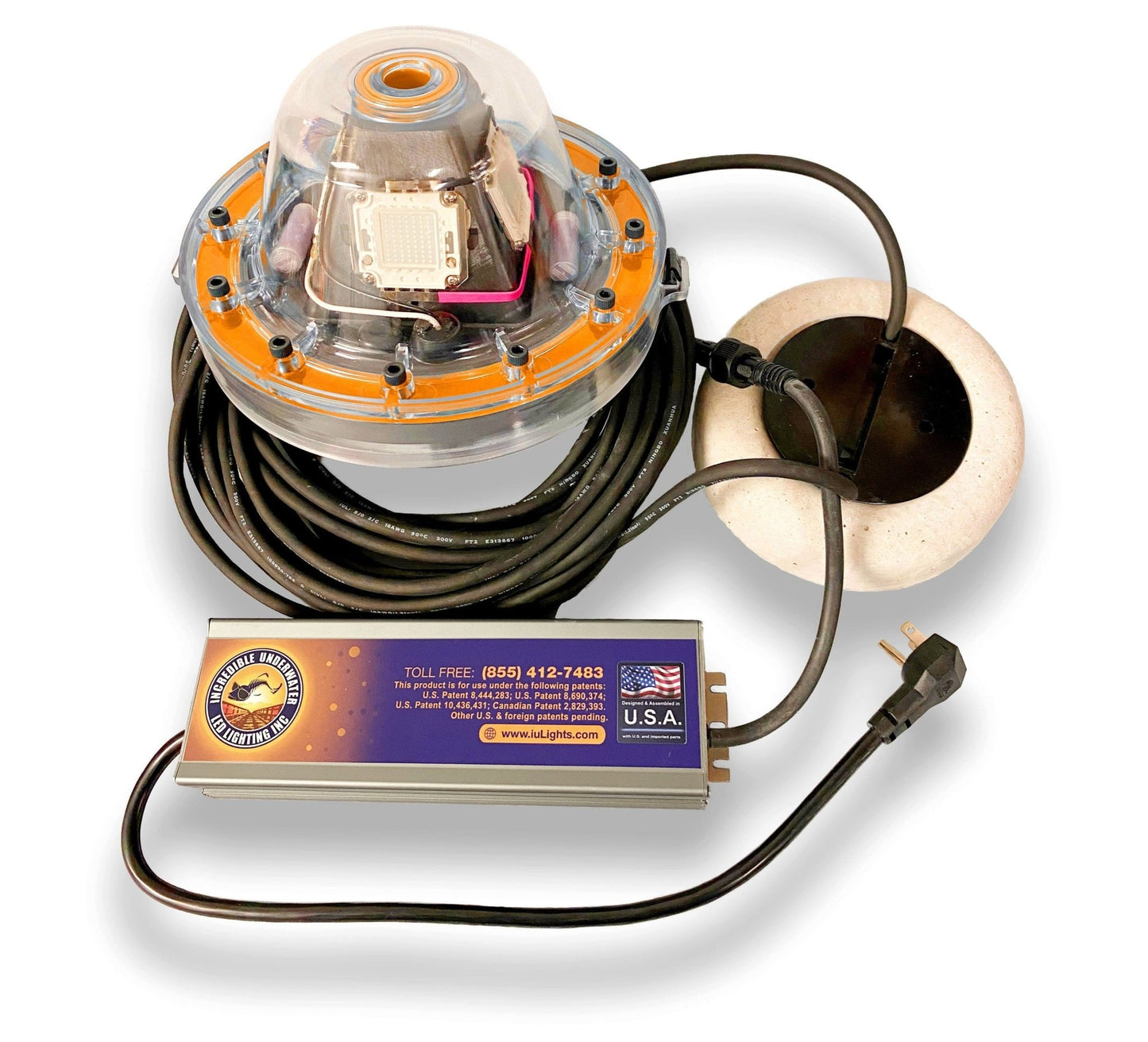 Sistema de iluminación LED subacuática de megavatios Sports & Entertainment - Fishing - Fishing Tools | Zulter VIP .