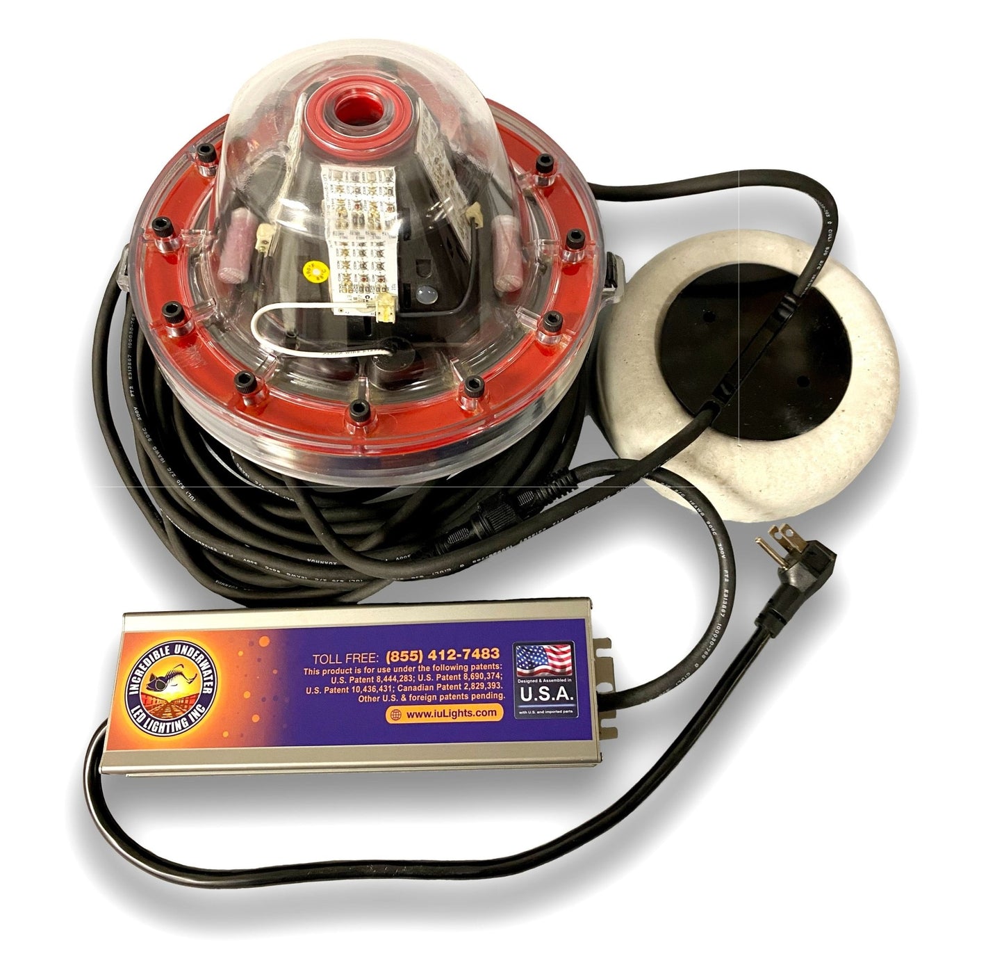 Sistema de iluminación LED subacuática de megavatios Sports & Entertainment - Fishing - Fishing Tools | Zulter VIP .