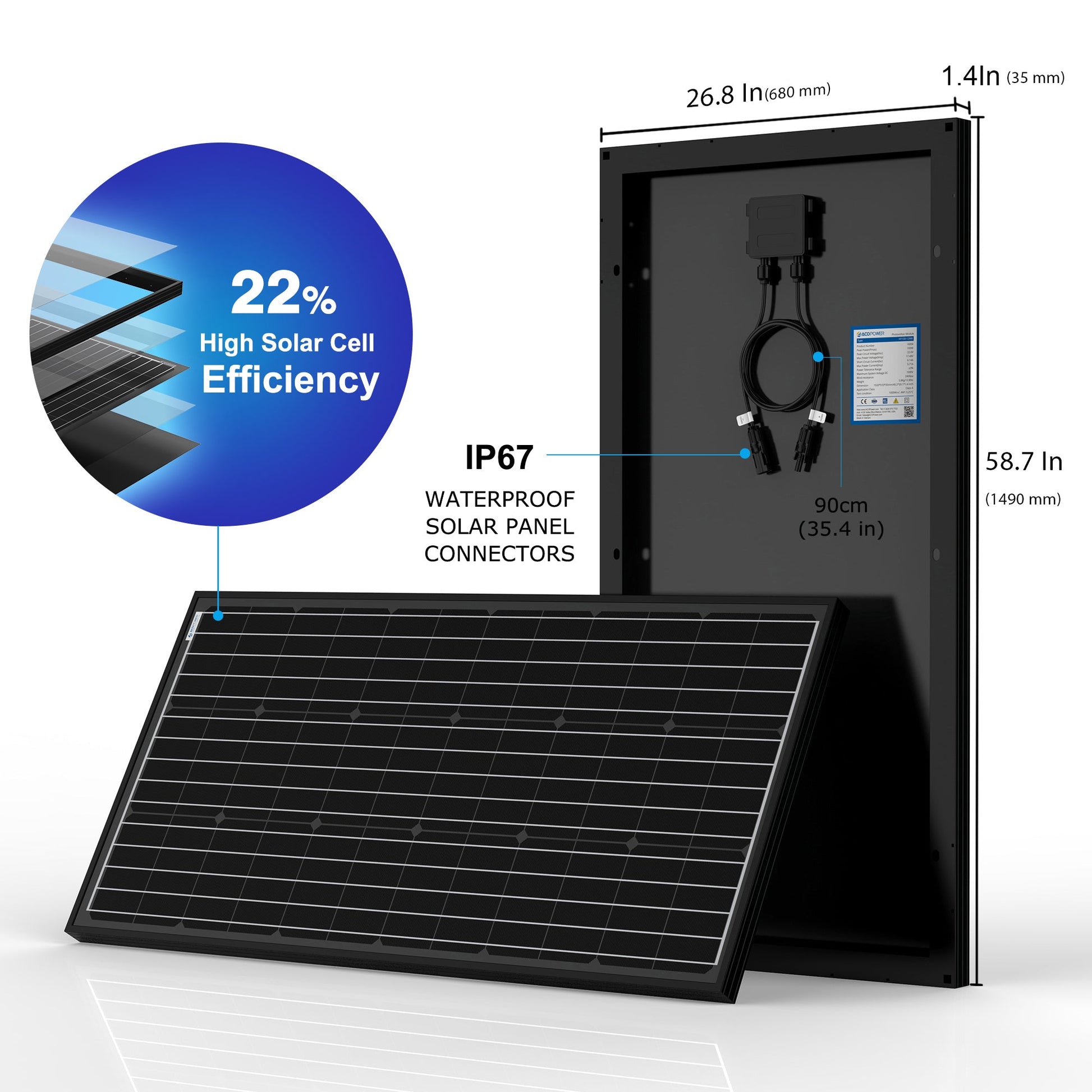 Sistema solar portátil con batería LiFePO₄ de 200 Ah y panel de 200 W Home & Garden - Home Improvement - Electrical Equipments & Supplies - Solar Power | Zulter VIP .
