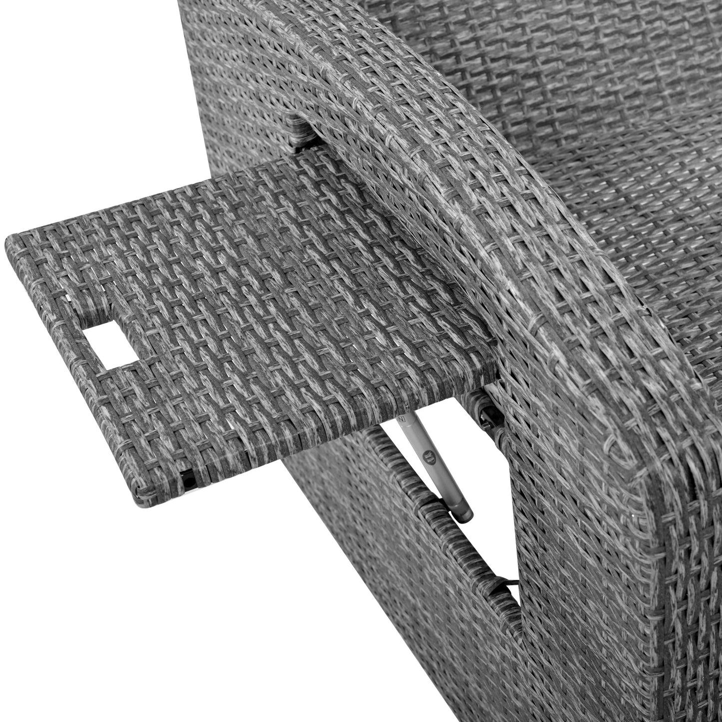 Sofá cama doble de exterior en ratán sintético con cojines premium Home & Garden - Furniture - Home Furniture - Living Room Furniture | Zulter VIP