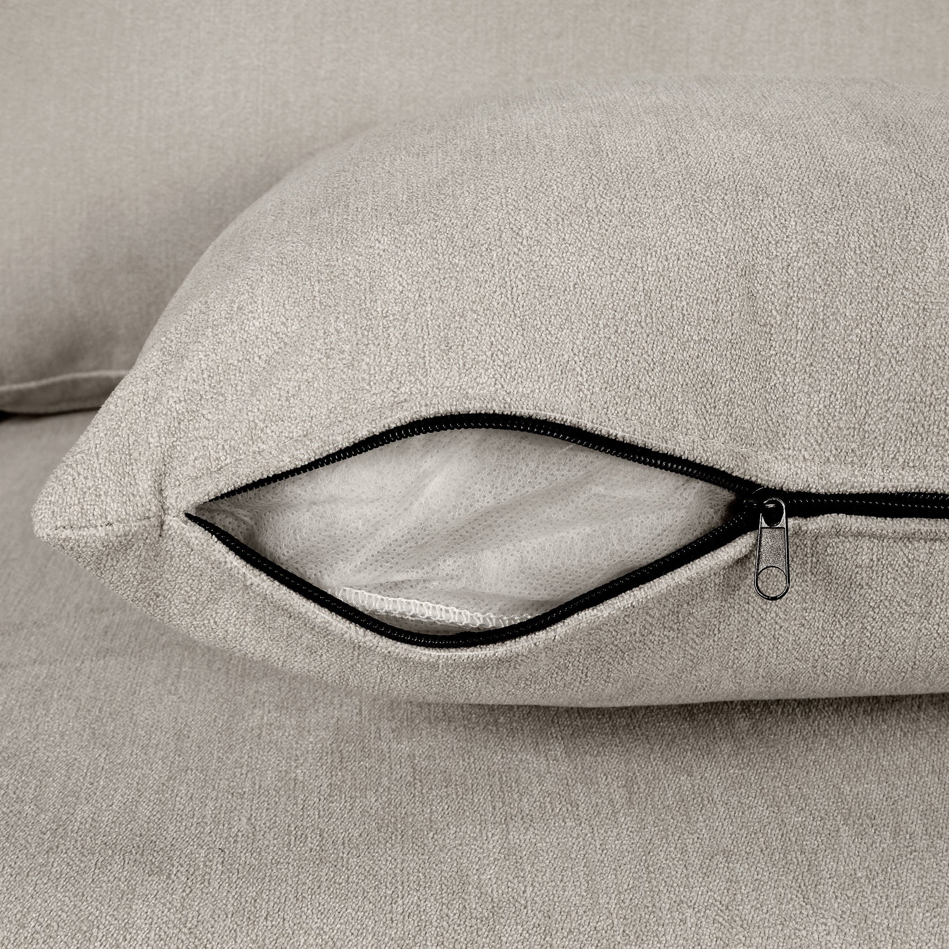 Sofá Cama Seccional en U de 109" con Puertos USB, Almacenamiento y Cojines – Confort y Funcionalidad Premium Home & Garden - Furniture - Home Furniture | Zulter VIP