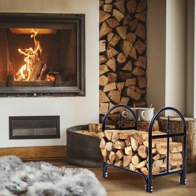 Soporte Premium de Leña en Acero Negro – Elegancia y Resistencia para Interior y Exterior Home & Garden - Furniture - Outdoor Furniture - Outdoor Tables | Zulter VIP