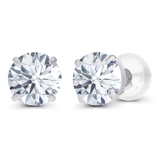 "Ewige Diamantringe - 2,50 Karat in 14k Weißgold, unendlicher Luxus und Glanz".
