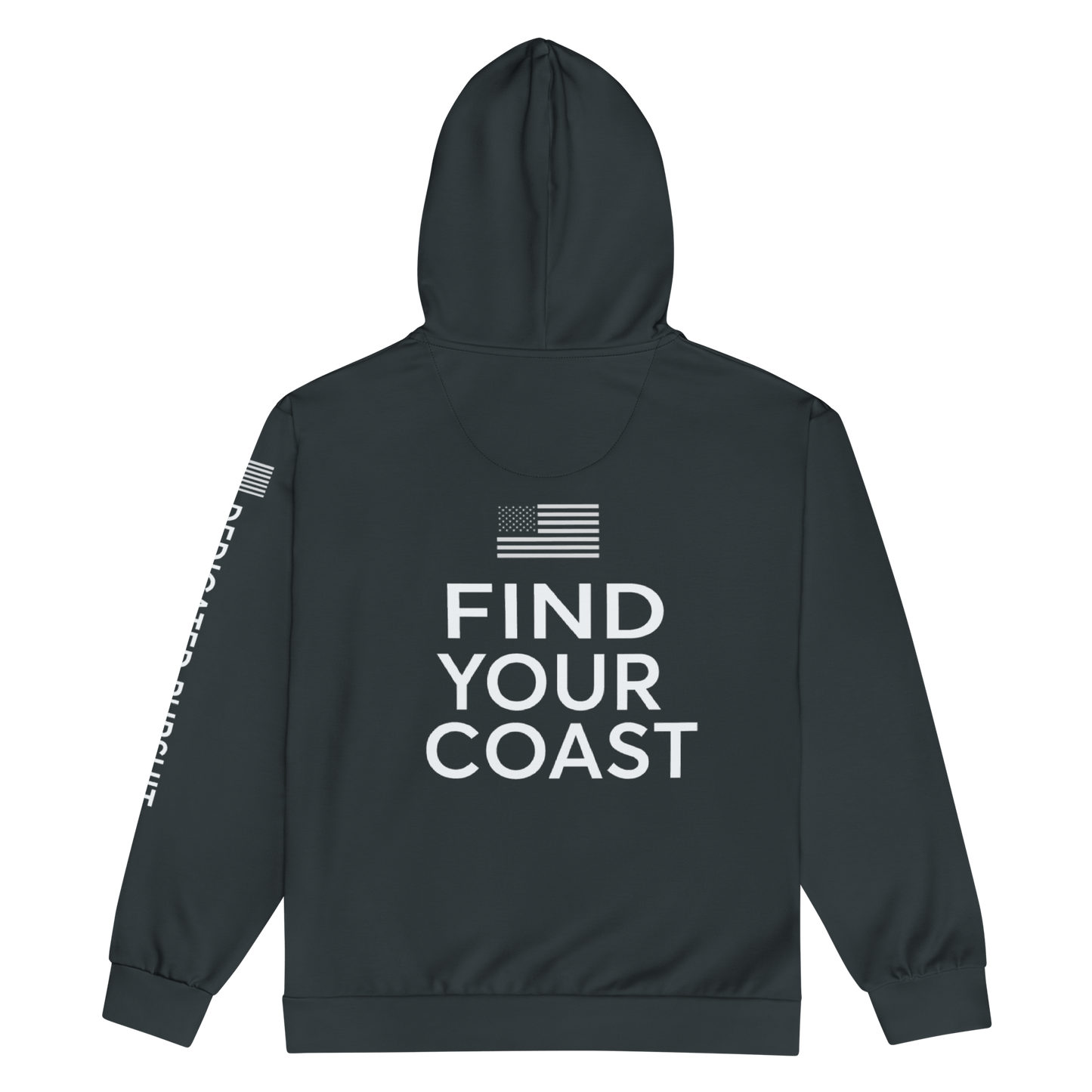 Sudadera con capucha y cremallera Coastal Quest Dedicated Pursuit – Hombre Men's Fashion - Men's Clothing - Hoodies & Sweatshirts | Zulter VIP