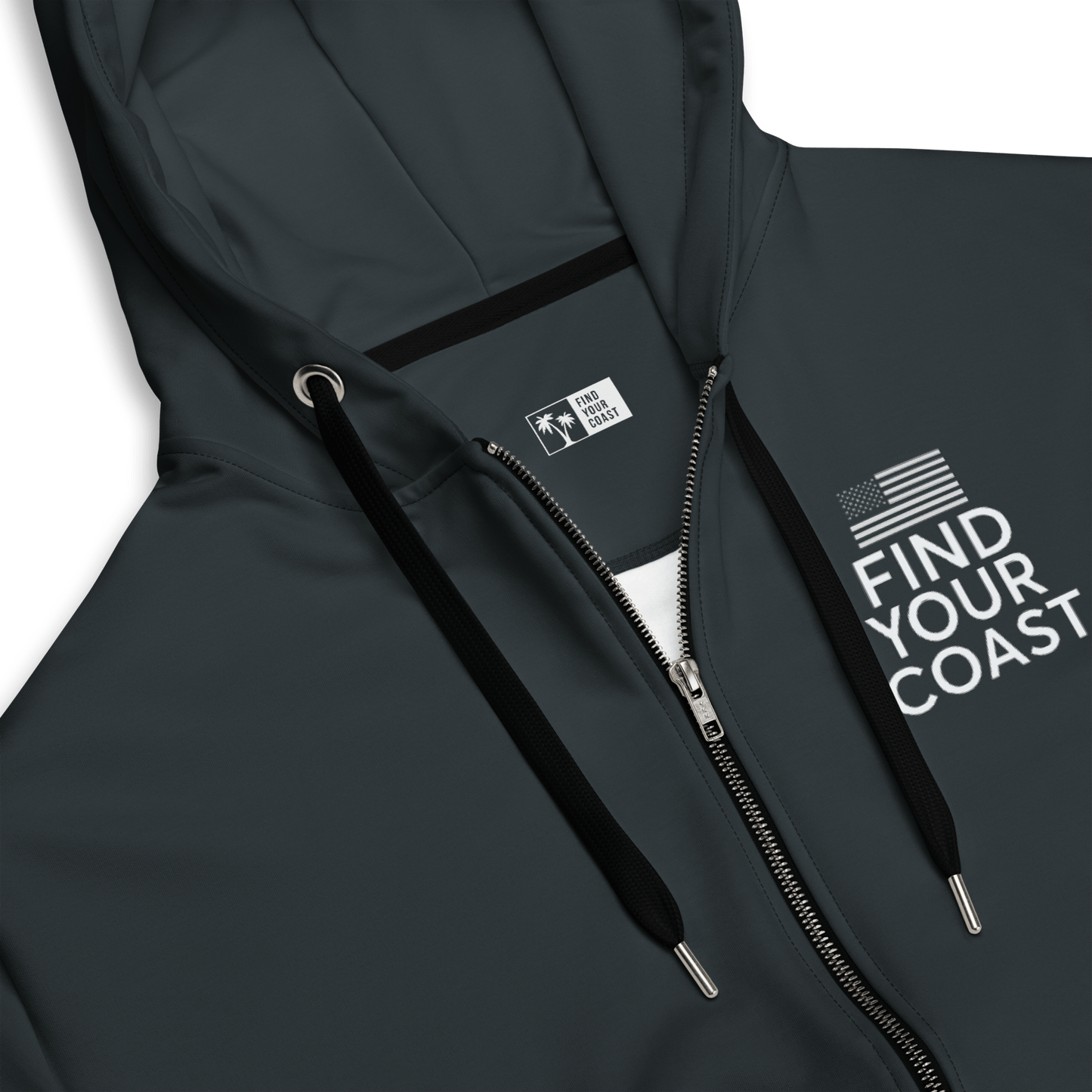 Sudadera con capucha y cremallera Coastal Quest Dedicated Pursuit – Hombre Men's Fashion - Men's Clothing - Hoodies & Sweatshirts | Zulter VIP