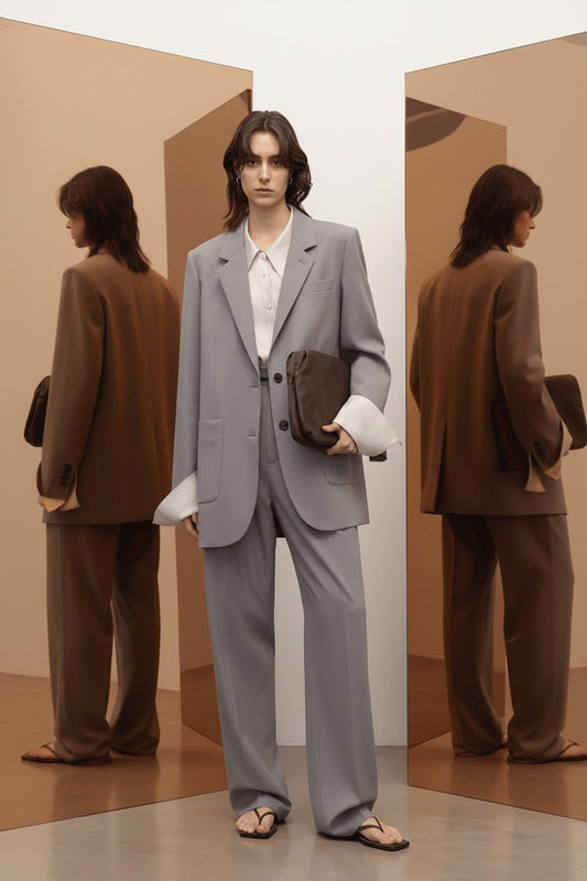 Traje POSITANO clásico de lana peinada Women's Fashion - Women's Clothing - Suits & Sets - Blazers | Zulter VIP .