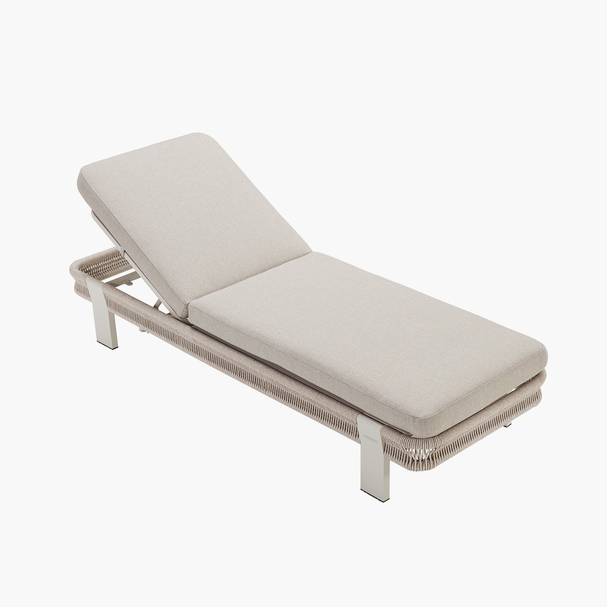 Tumbona de exterior con cojín beige – Diseño premium Home & Garden - Furniture | Zulter VIP .