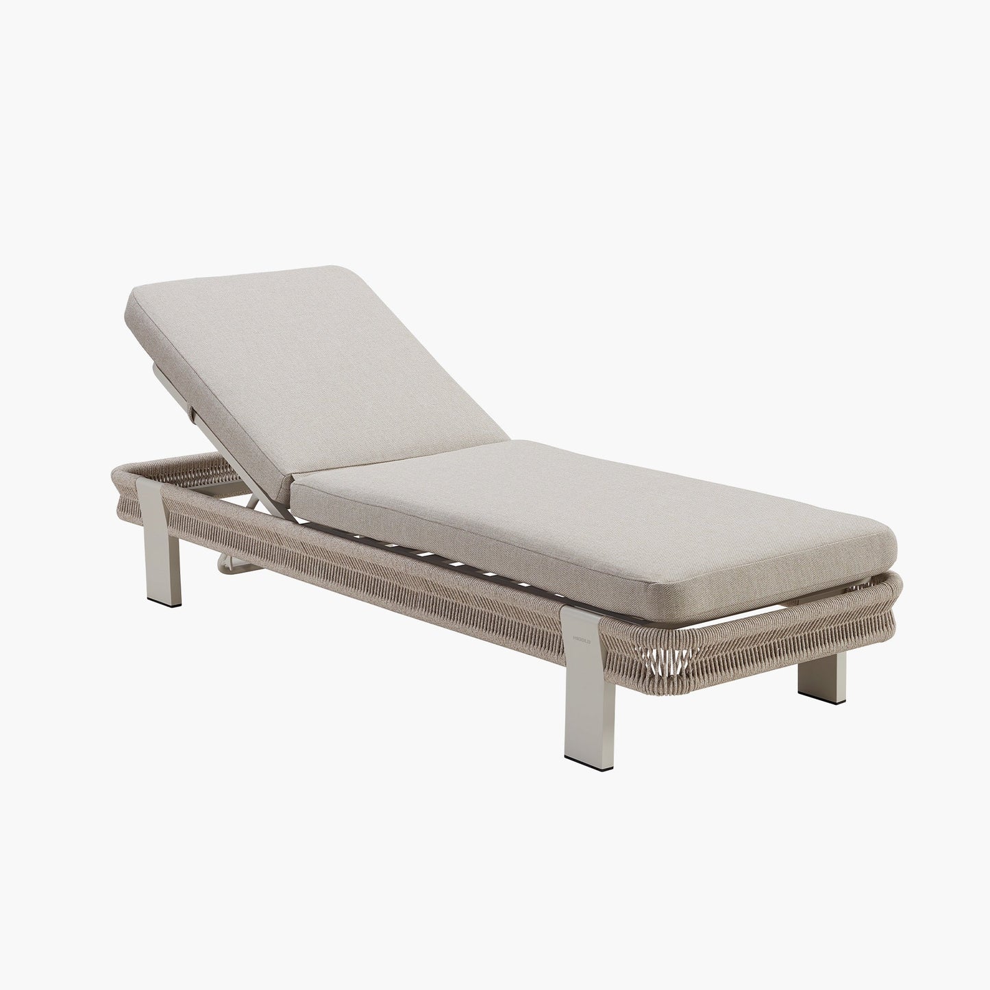 Tumbona de exterior con cojín beige – Diseño premium Home & Garden - Furniture | Zulter VIP .