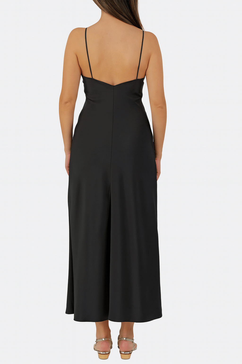 Vestido Tropea – Seda italiana en negro, elegancia que trasciende el tiempo Women's Fashion - Weddings & Events - Evening Dresses | Zulter VIP